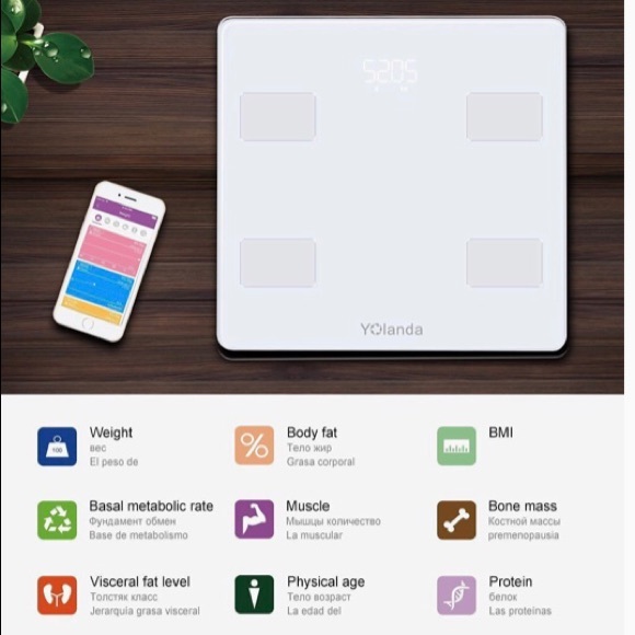 Yolanda Body Fat Scale, Smart Scale Body Fat - Picture 4 of 6
